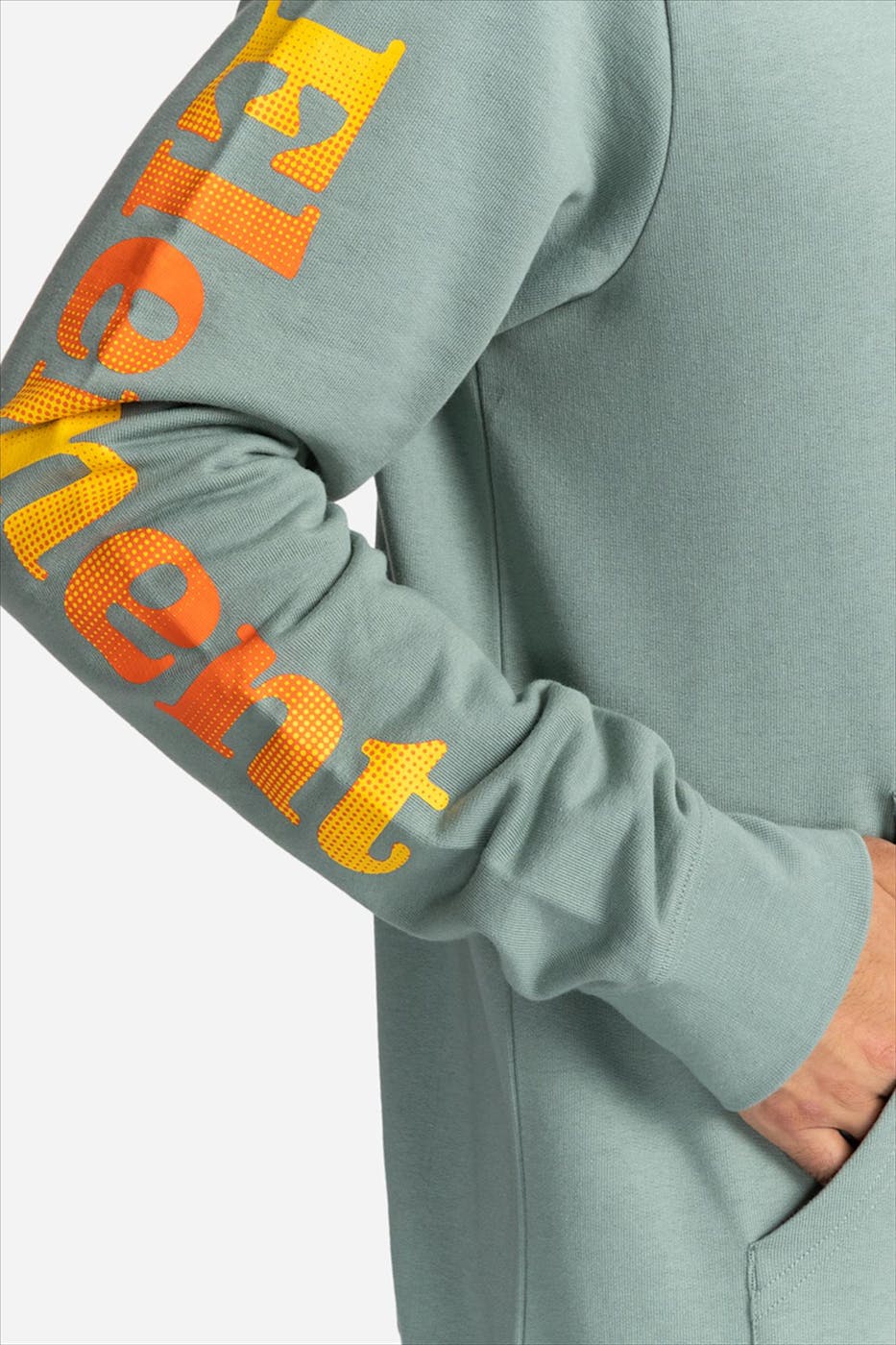 Element - Grijsgroen-oranje Kass hoodie