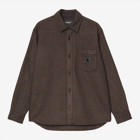 Carhartt WIP - Donkerbruin Lowis hemd