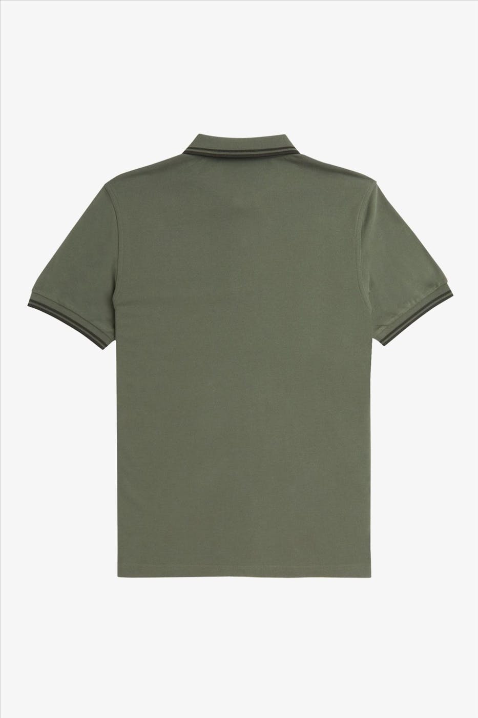 Fred Perry - Kaki Twin Tipped polo