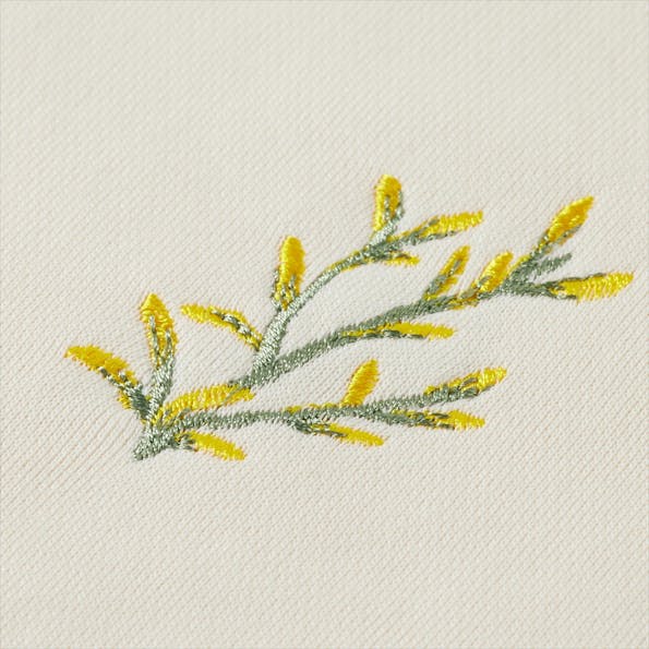 Scotch & Soda - Ecru Embroidery Flower sweater