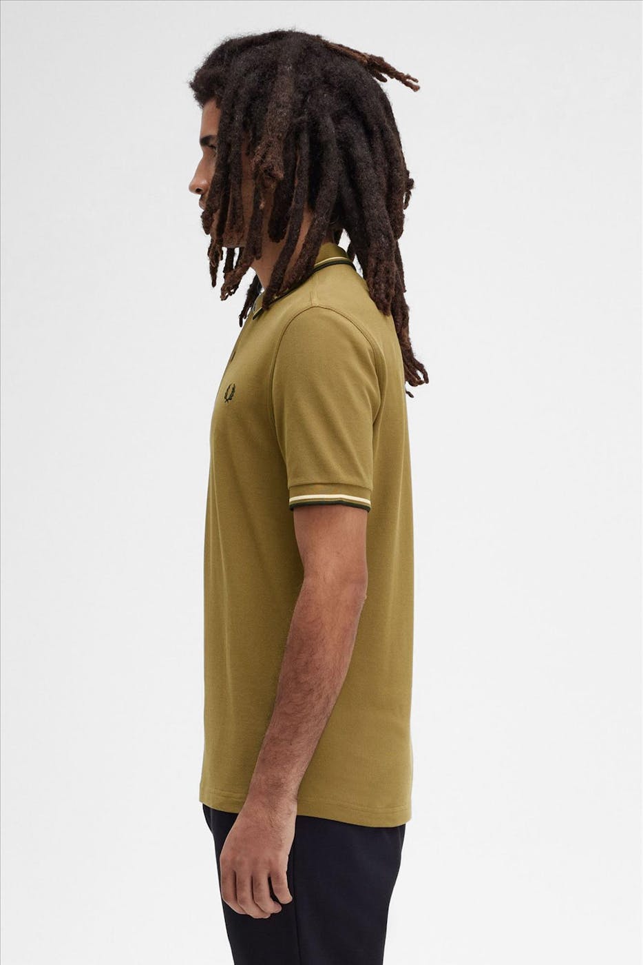 Fred Perry - Bruine Twin Tipped polo