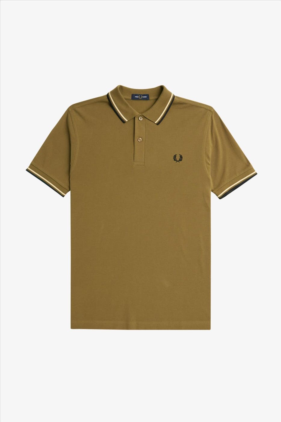 Fred Perry - Bruine Twin Tipped polo