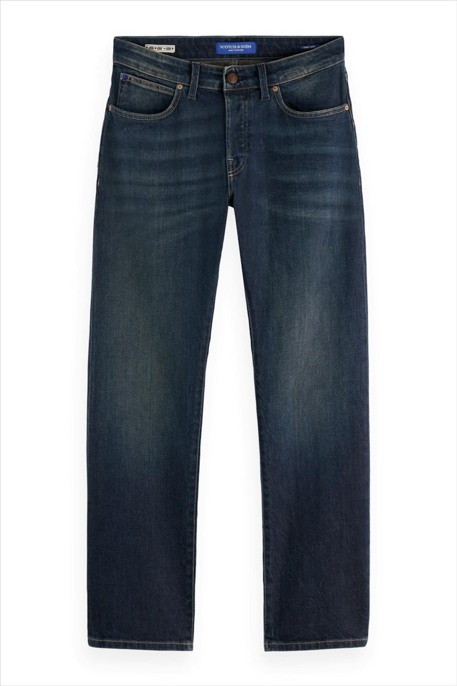 Scotch & Soda - Donkerblauwe The Zee straight jeans