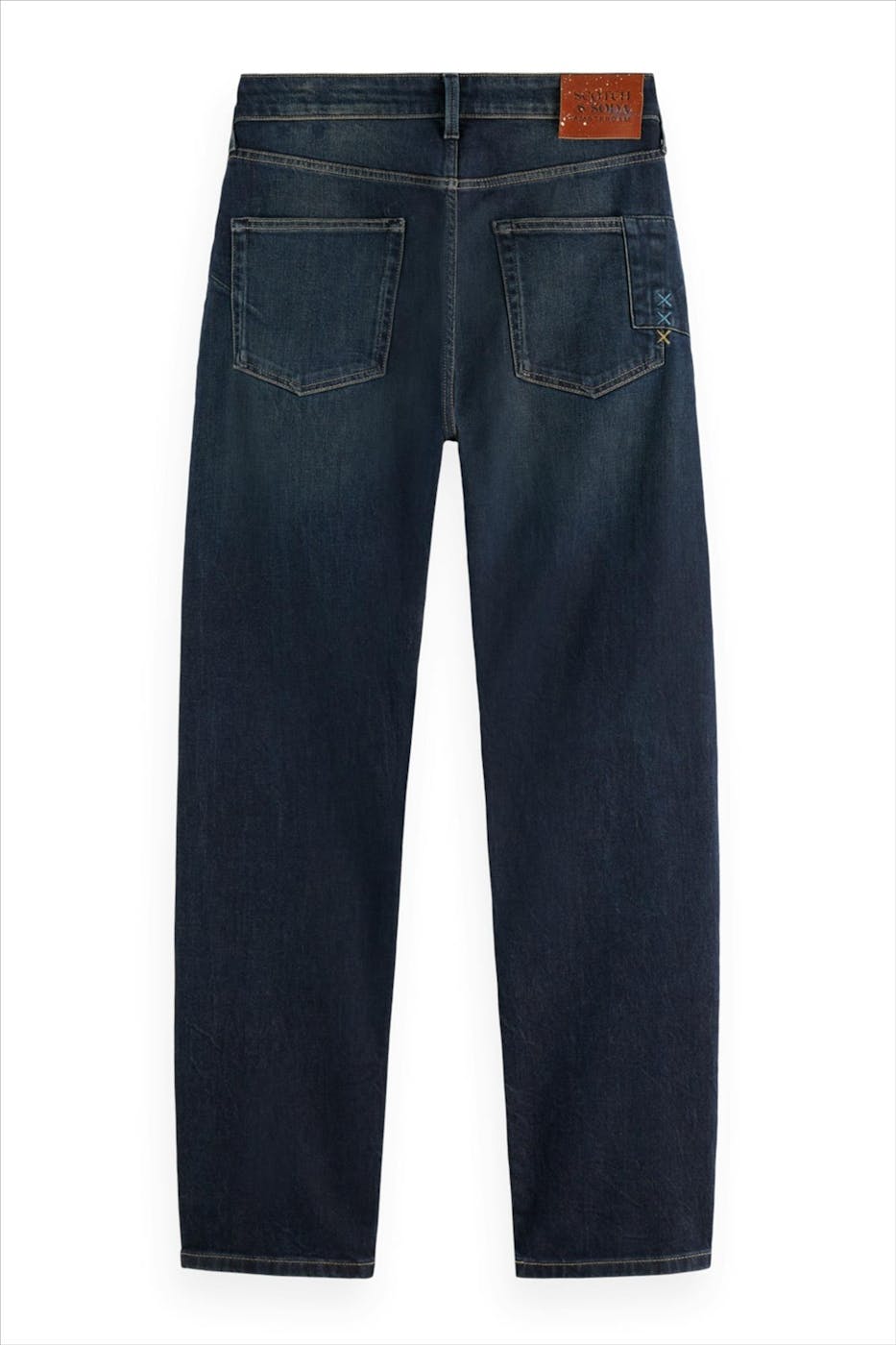 Scotch & Soda - Donkerblauwe The Zee straight jeans