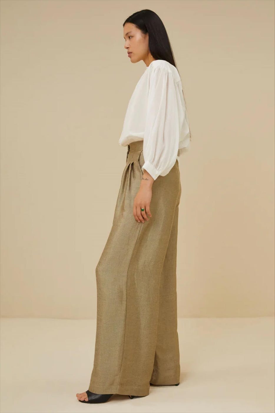 BY BAR - Witte Lucy Chambric blouse