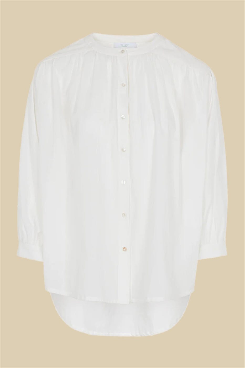 BY BAR - Witte Lucy Chambric blouse