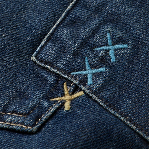 Scotch & Soda - Donkerblauwe The Zee straight jeans