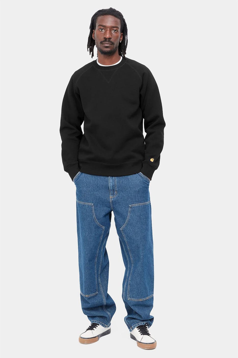Carhartt WIP - Zwarte Chase sweater