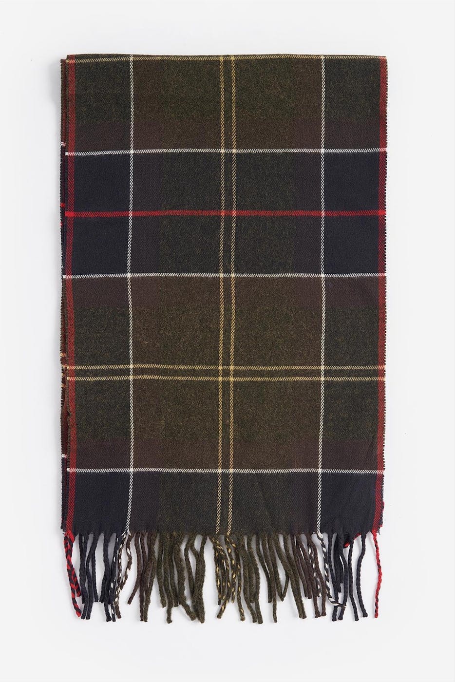 Barbour - Donkerblauwe Galingale Tartan sjaal
