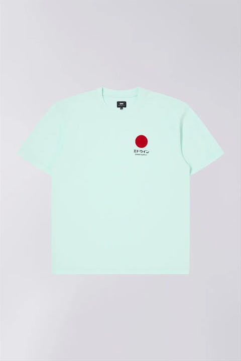 Edwin - Mintgroene Japanese Sun T-shirt