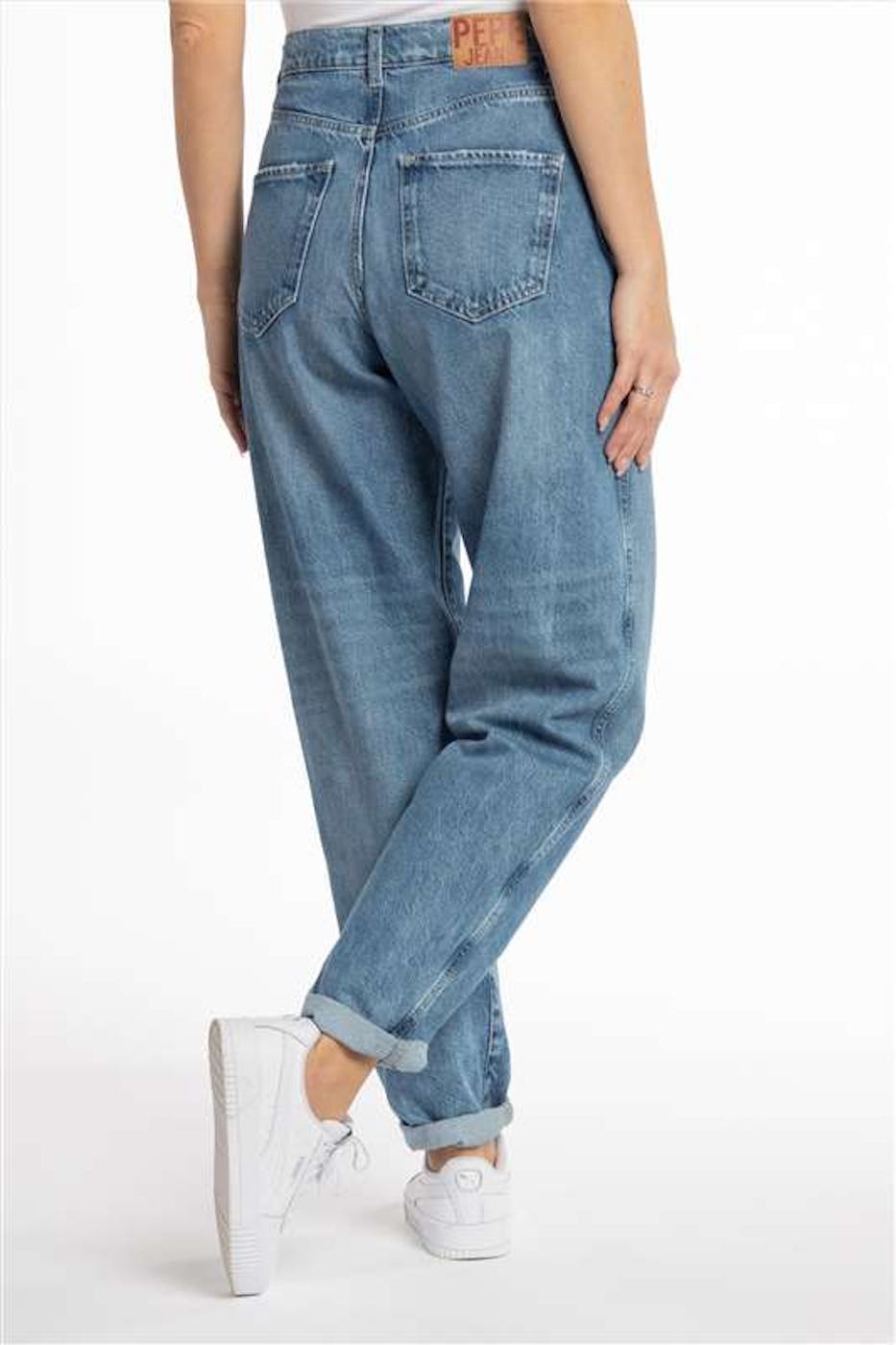 Pepe Jeans London - Blauwe Rachel balloon fit jeans