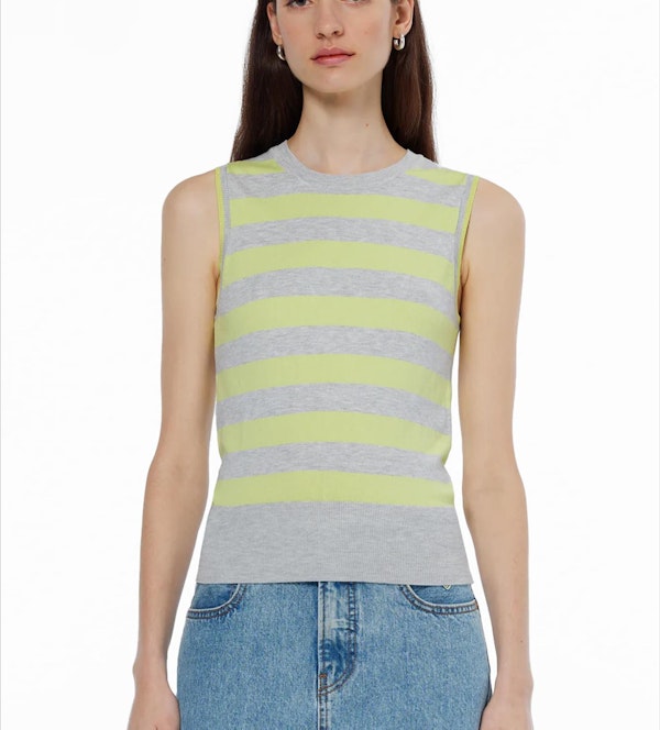 Scotch & Soda - Grijs-Groene Knitted top