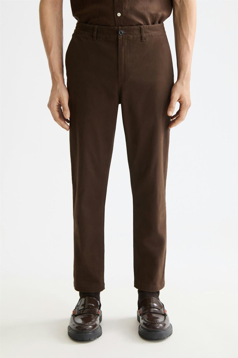 Scotch & Soda - Donkerbruine The Drift chino