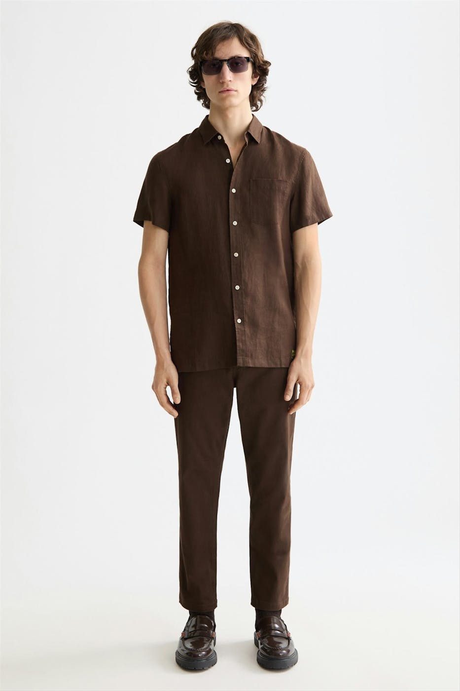 Scotch & Soda - Donkerbruine The Drift chino