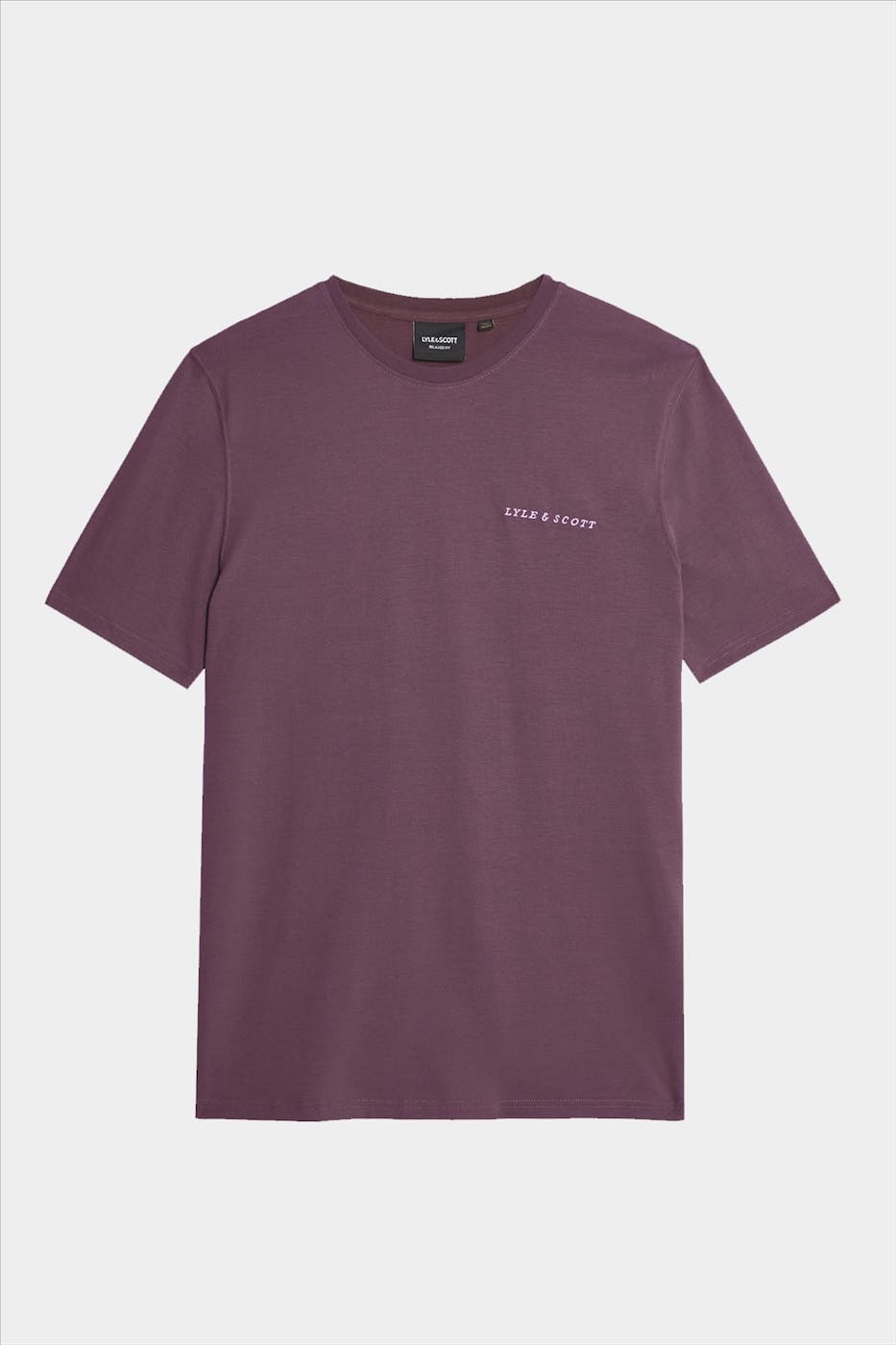 Lyle & Scott - Bordeaux Script Logo T-shirt