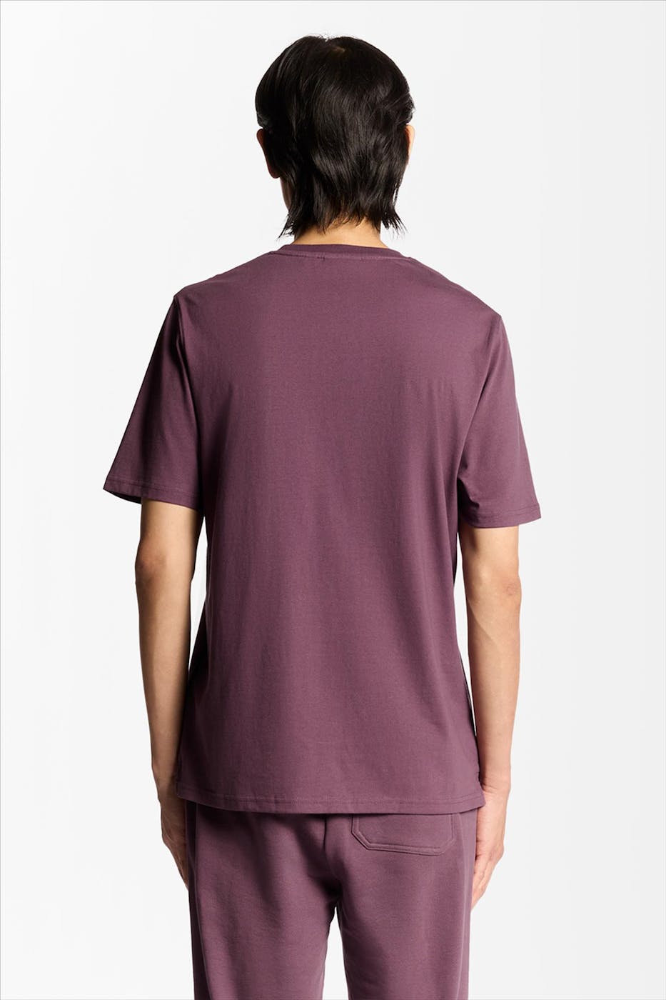 Lyle & Scott - Bordeaux Script Logo T-shirt