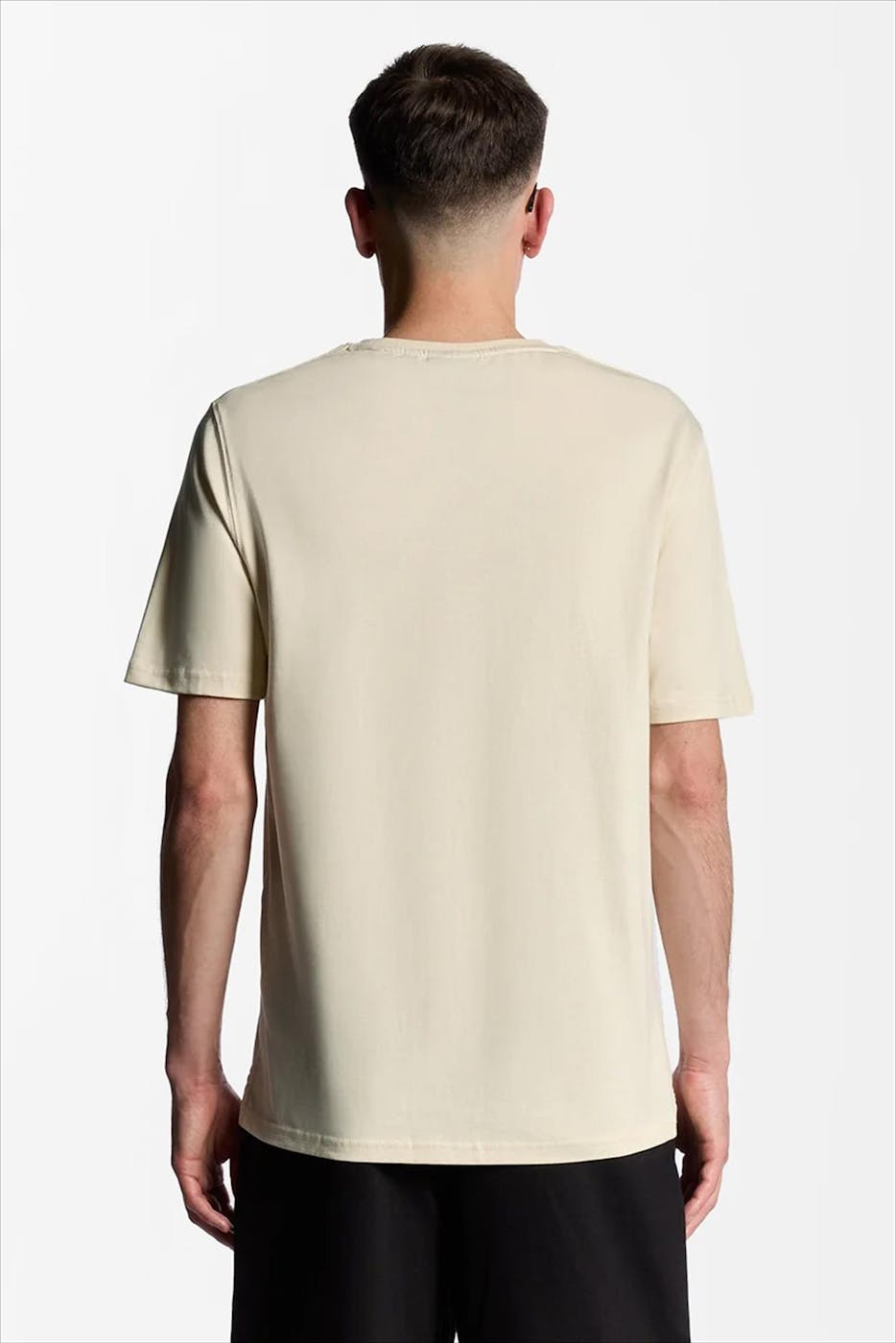 Lyle & Scott - Ecru Script Logo T-shirt