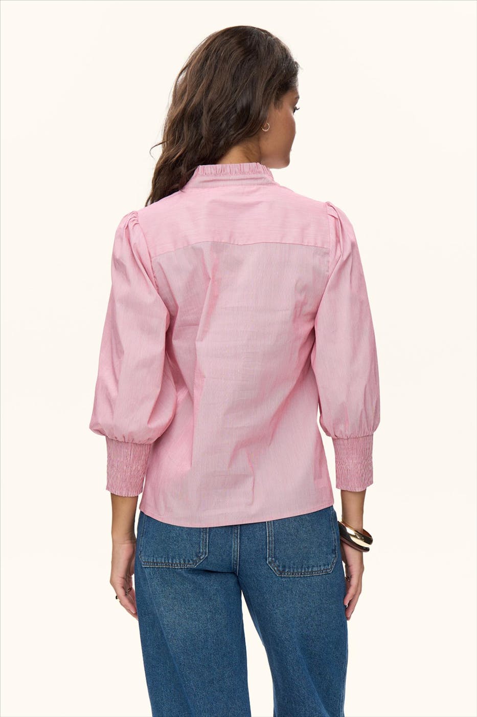 Nümph - Rood-Witte Savas blouse