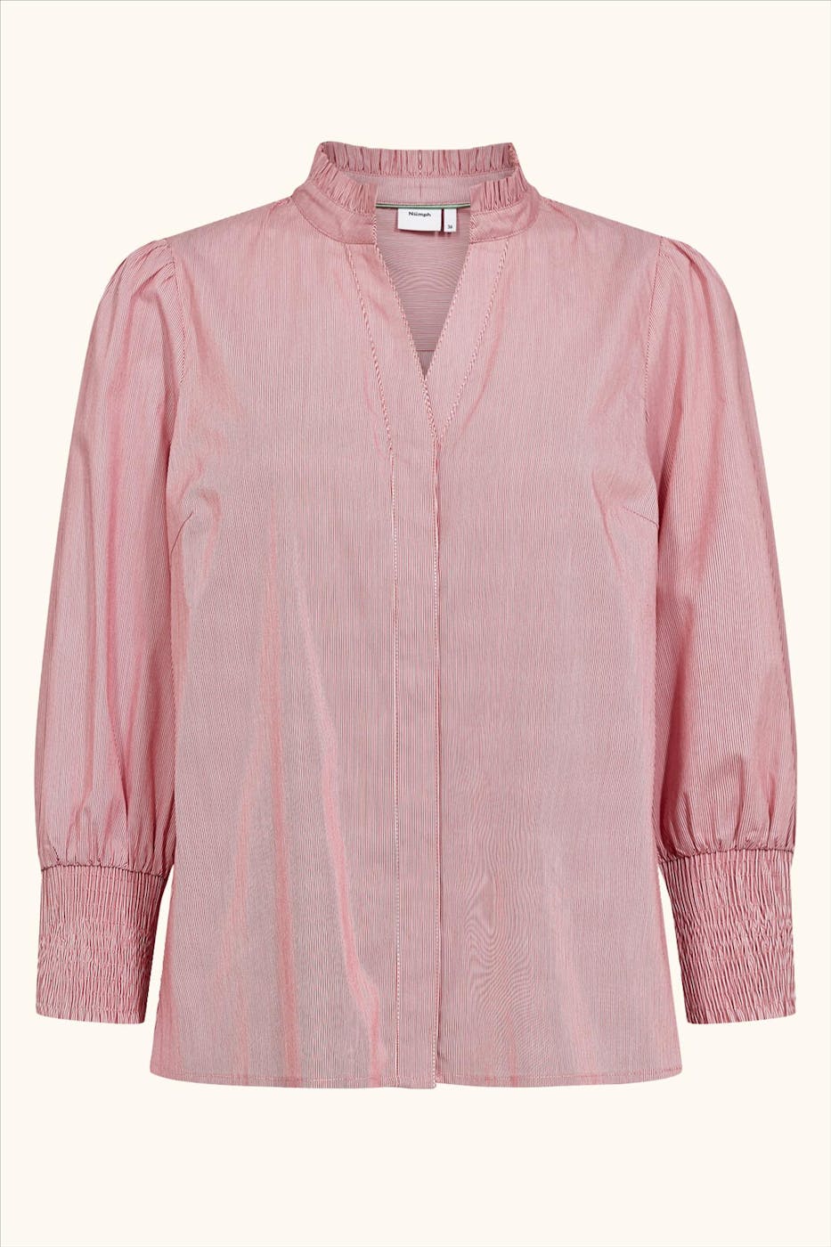 Nümph - Rood-Witte Savas blouse