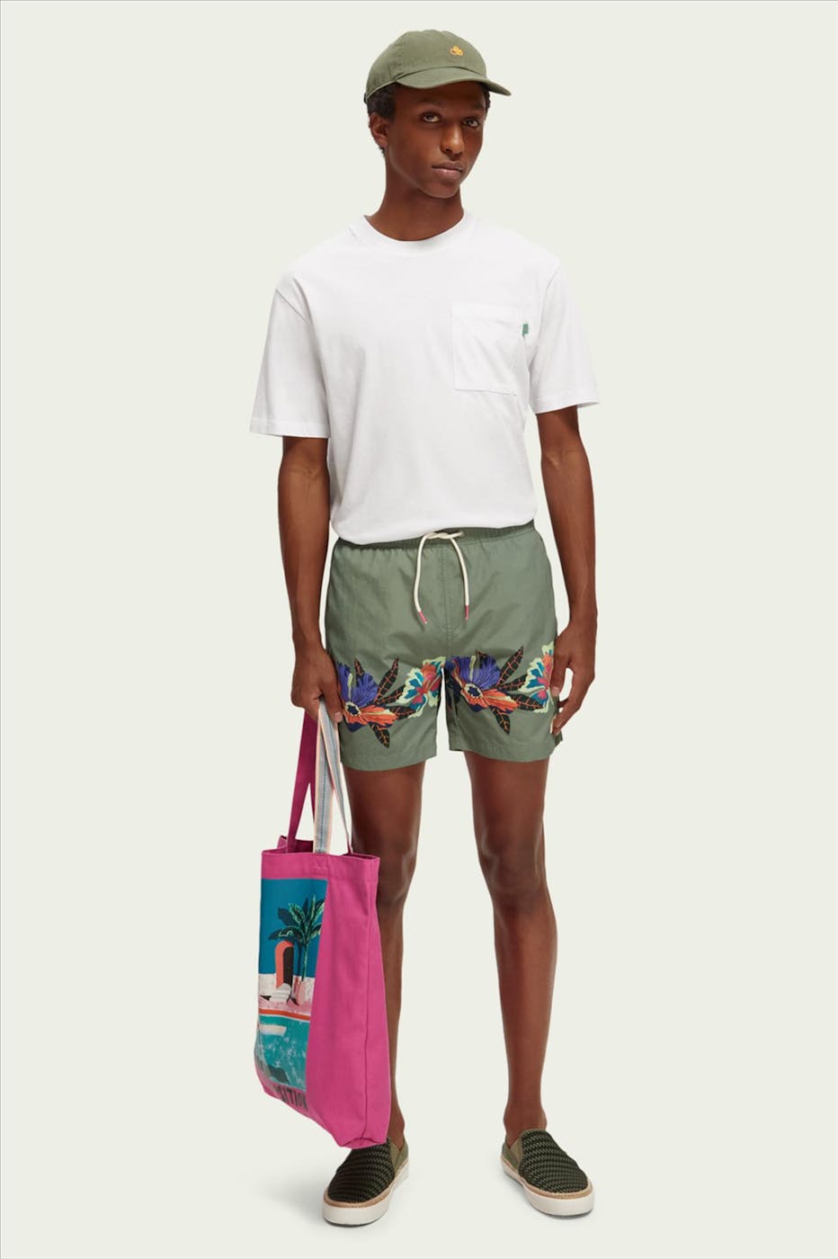 Scotch & Soda - Witte Open Air '85 T-shirt