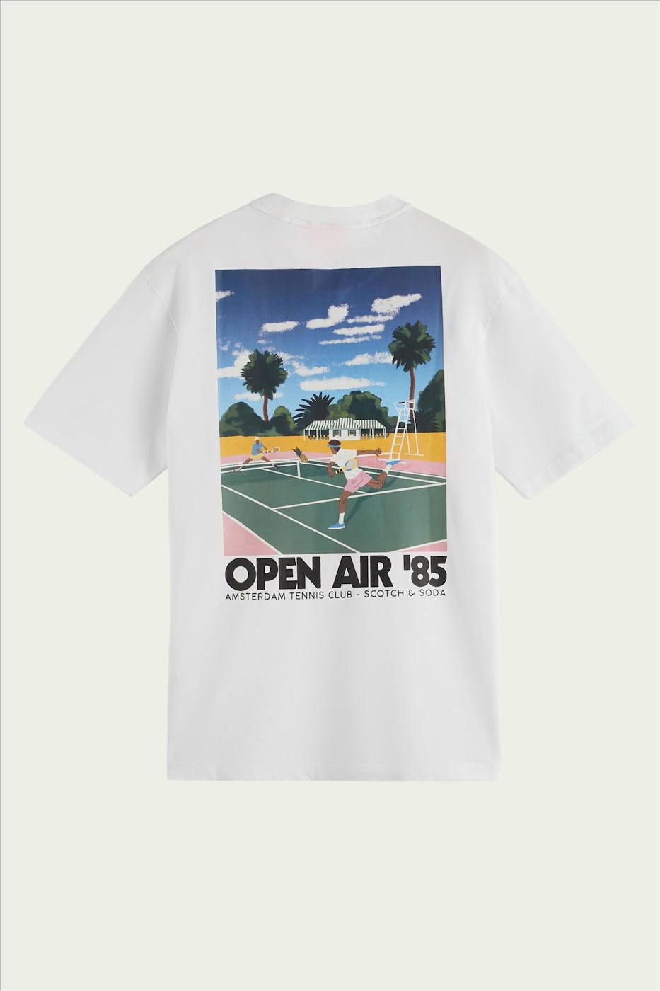 Scotch & Soda - Witte Open Air '85 T-shirt