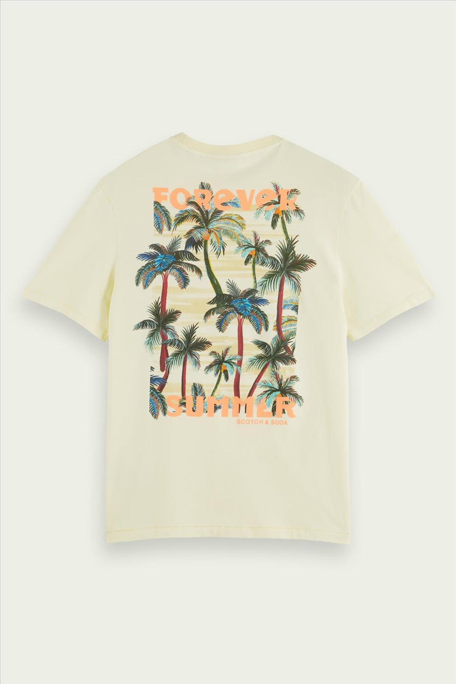 Scotch & Soda - Ecru Forever Summer T-shirt