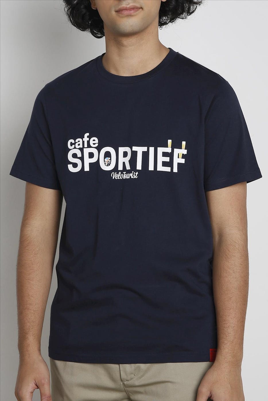 Antwrp - Donkerblauwe Cafe Sportief t-shirt