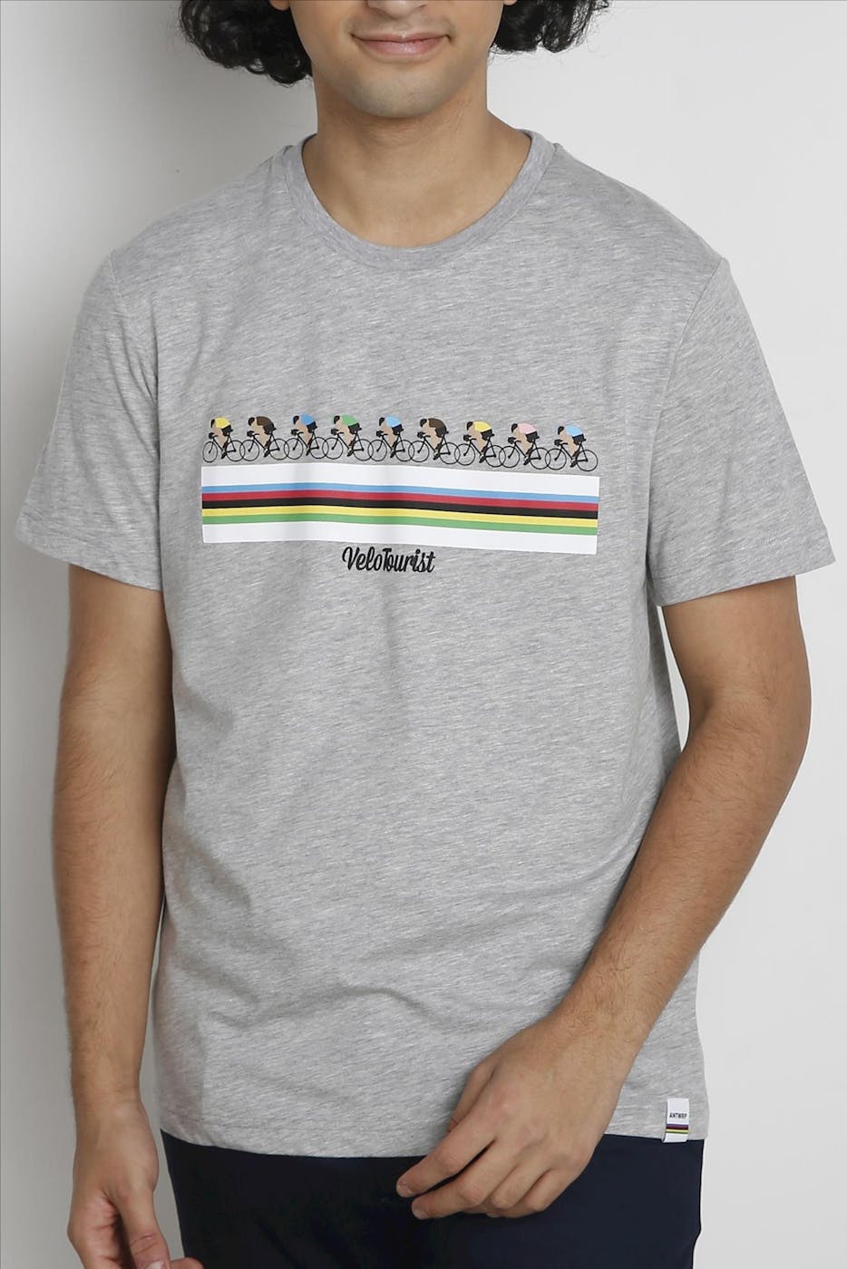 Antwrp - Lichtgrijze UCI Velo Tourist T-shirt