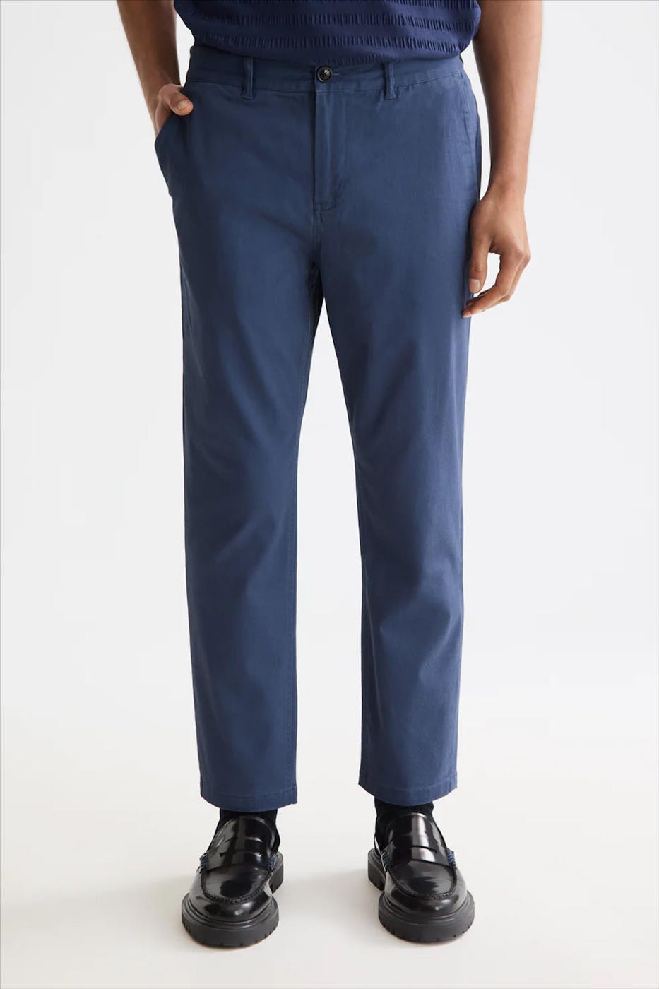 Scotch & Soda - Marineblauwe The Drift chino