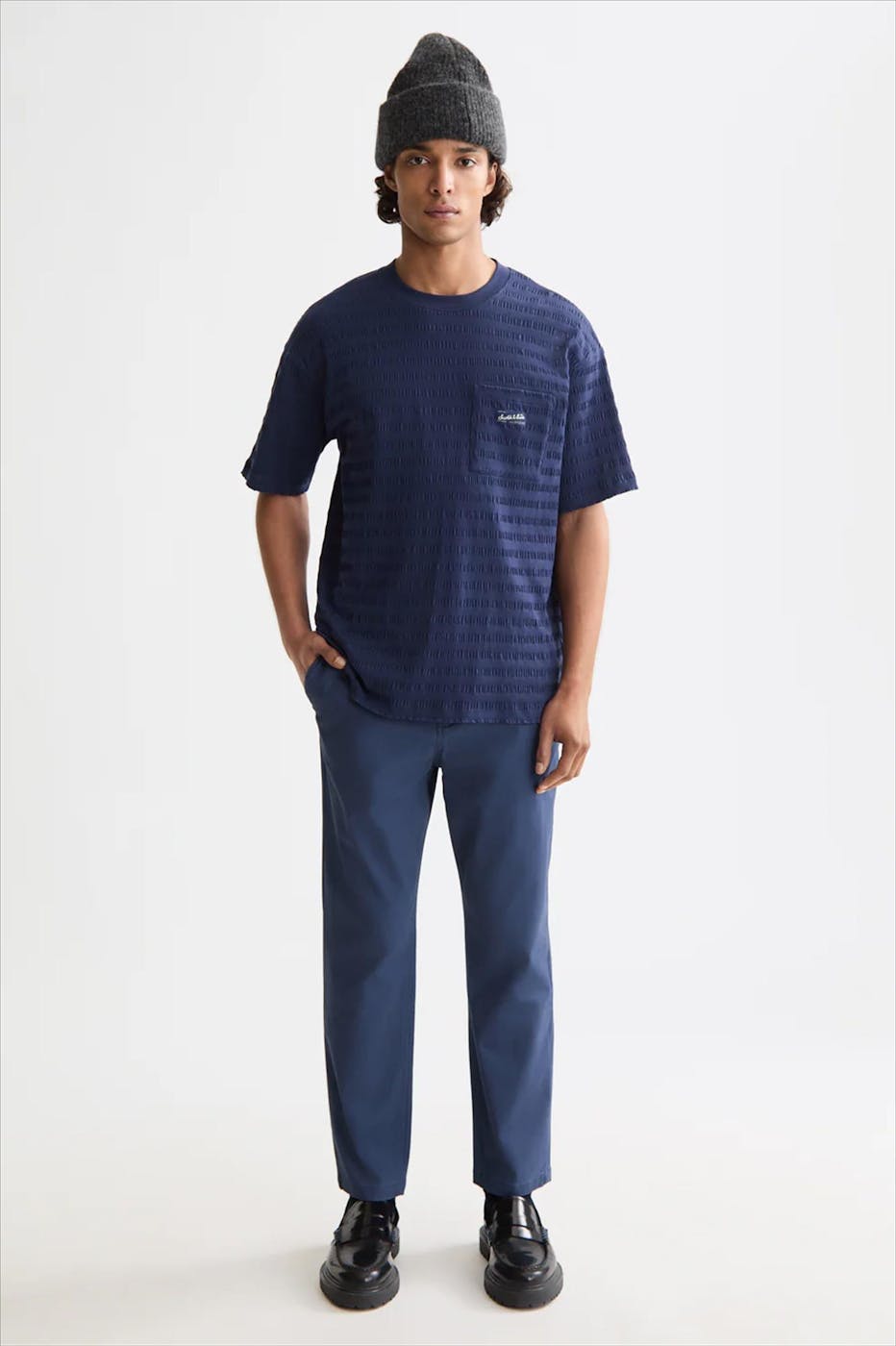 Scotch & Soda - Marineblauwe The Drift chino