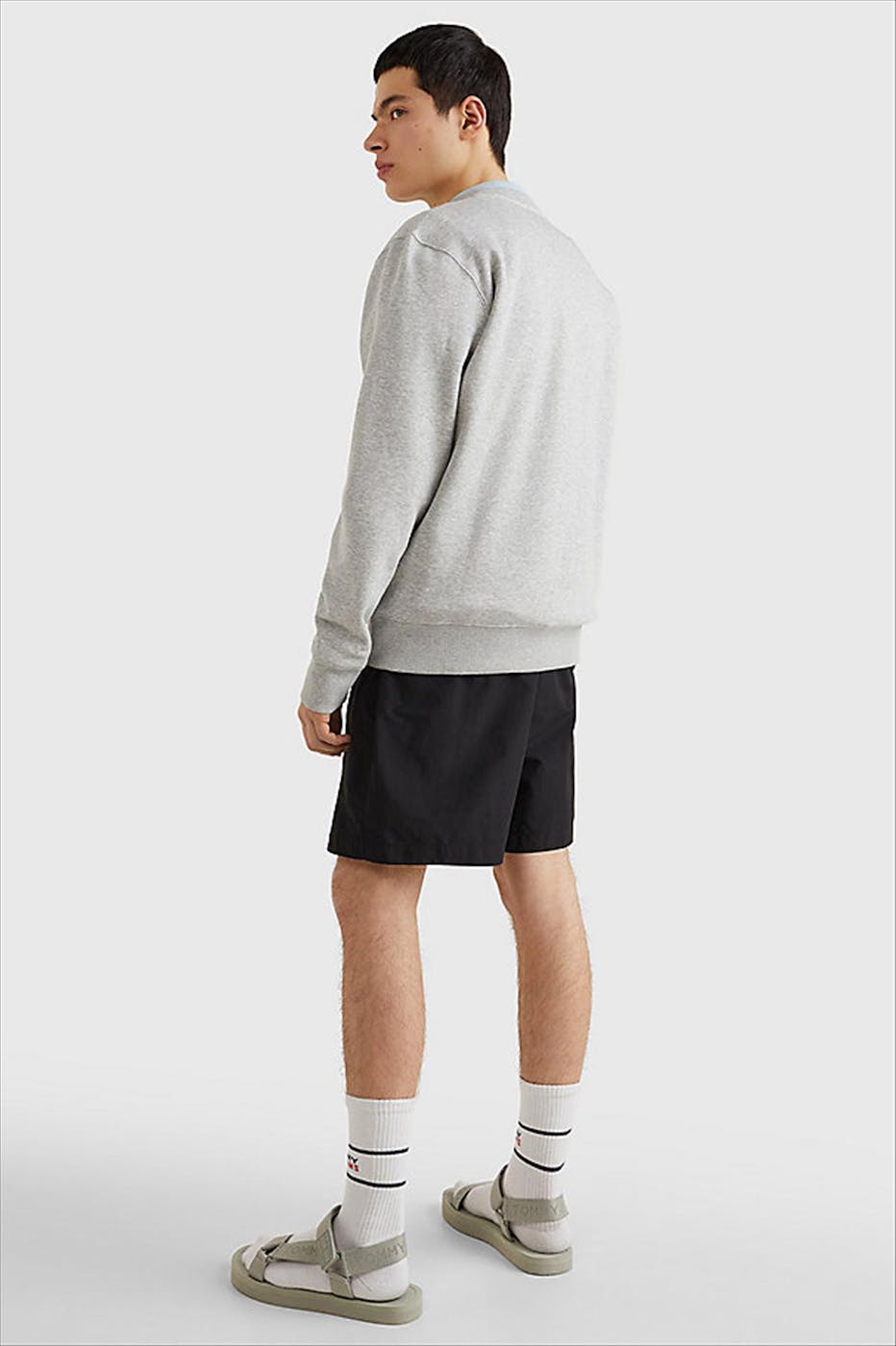 Tommy Jeans - Lichtgrijze Vaco sweater