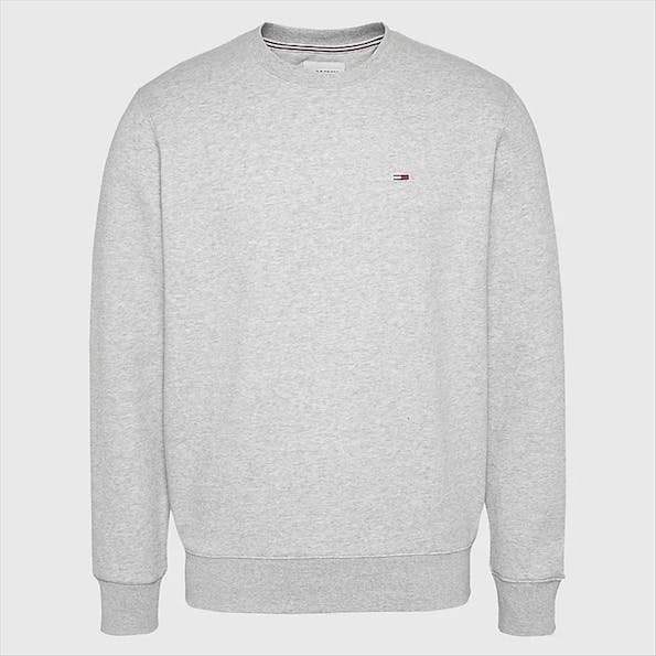 Tommy Jeans - Lichtgrijze Vaco sweater