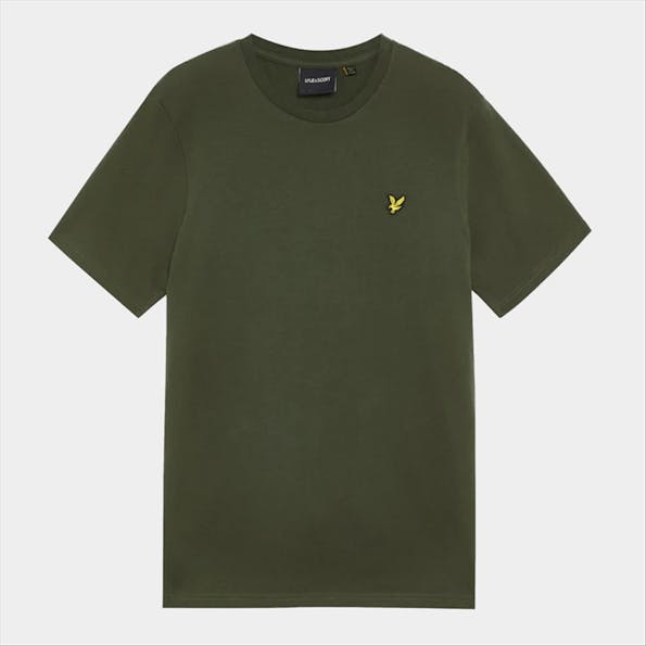 Lyle & Scott - Olijfgroene Plain T-shirt