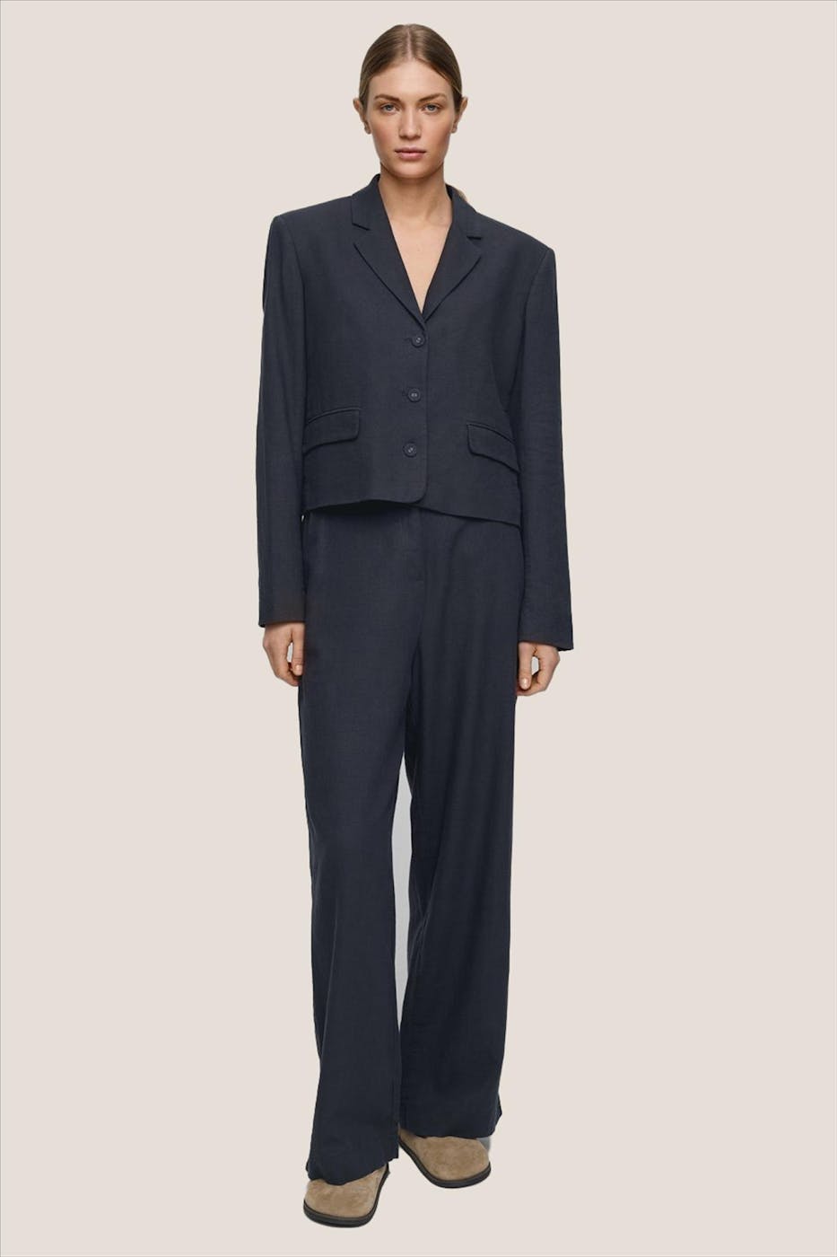 MSCH COPENHAGEN - Donkergrijze Ginia blazer