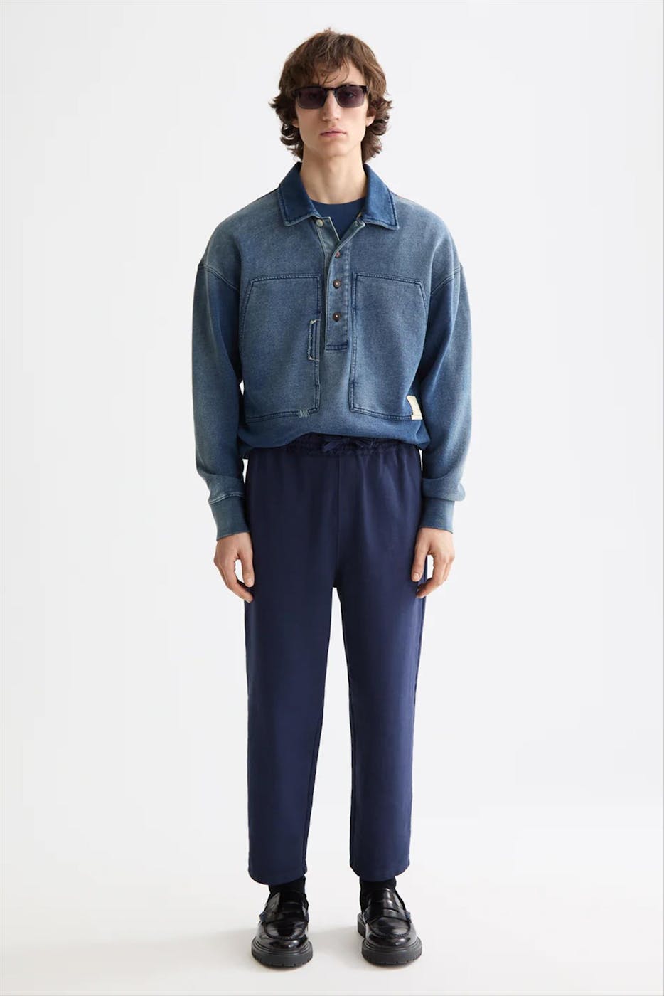 Scotch & Soda - Donkerblauwe Seasonal sweatpant
