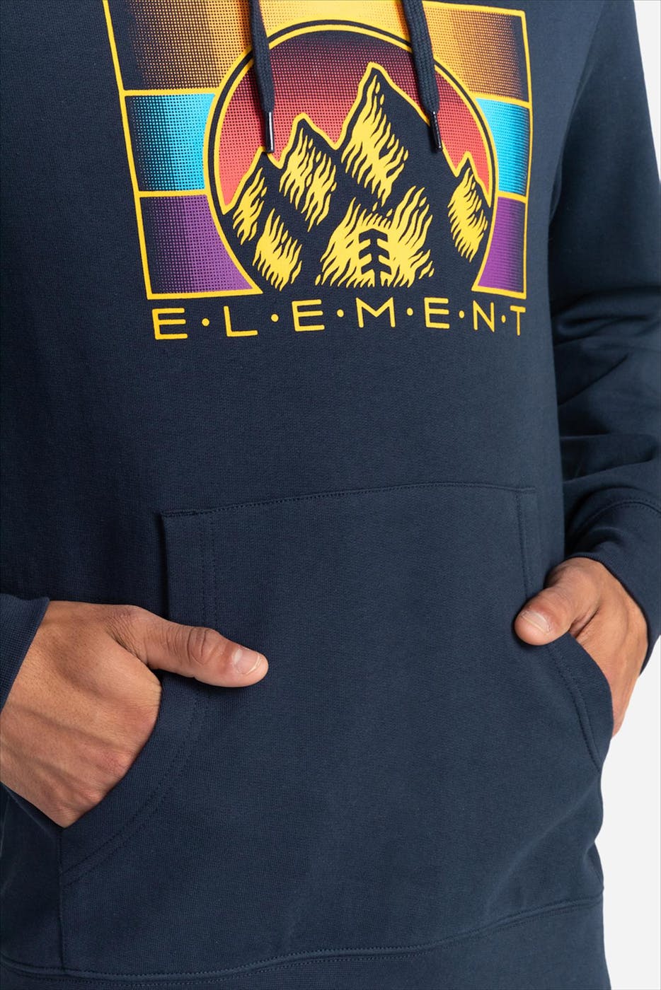 Element - Donkerblauwe Palazzo hoodie