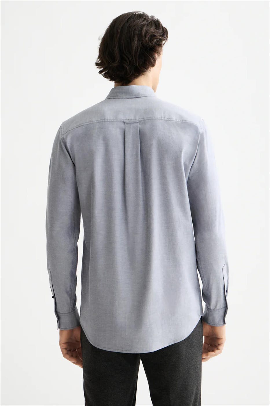 Scotch & Soda - Blauw Seasonal Essentials Oxford hemd
