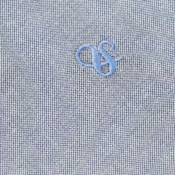 Scotch & Soda - Blauw Seasonal Essentials Oxford hemd