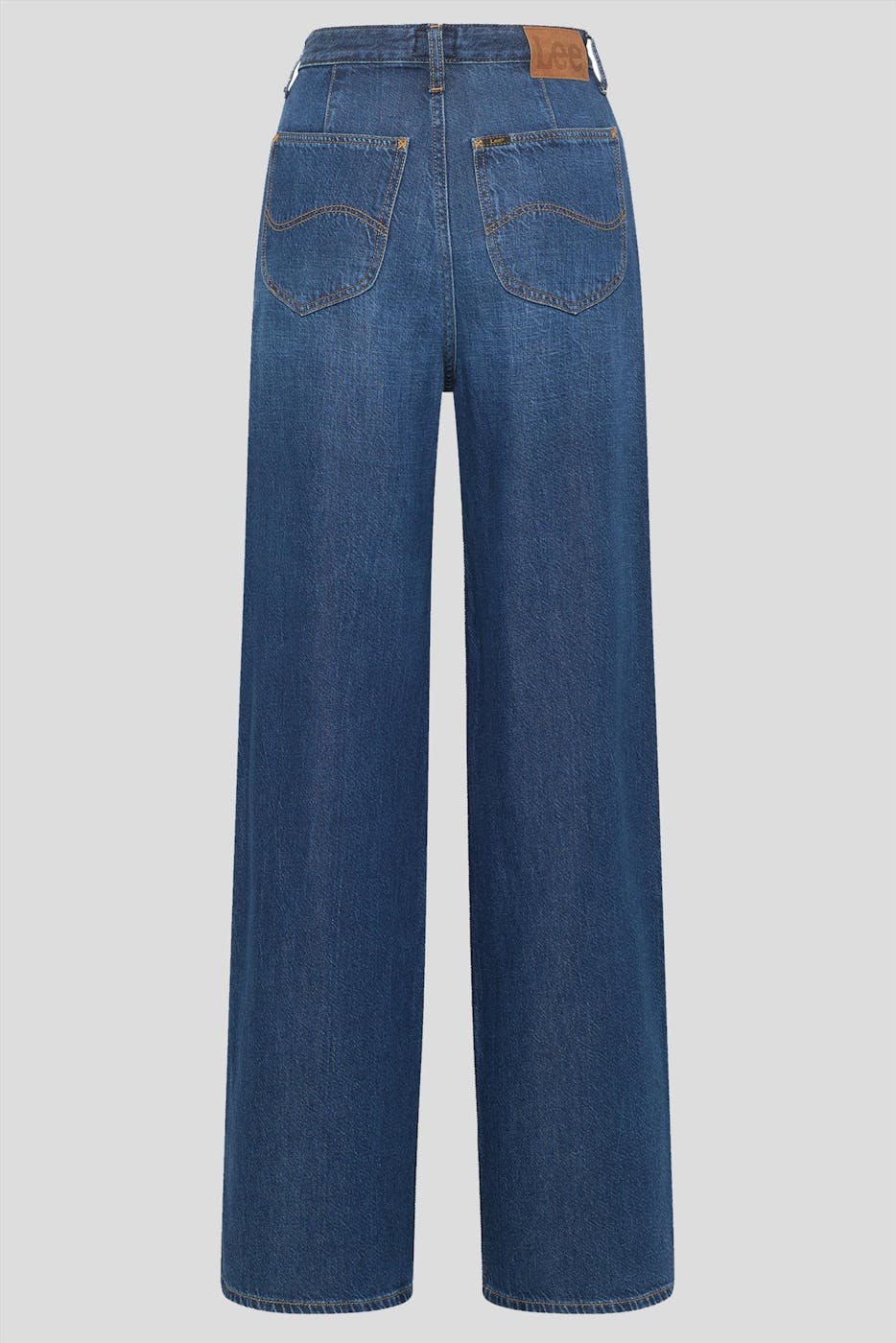 Lee - Donkerblauwe Stella Wide jeans