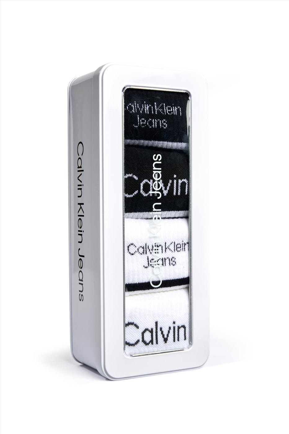 Calvin Klein - Zwart-Witte 4-pack cadeabox sportsokken
