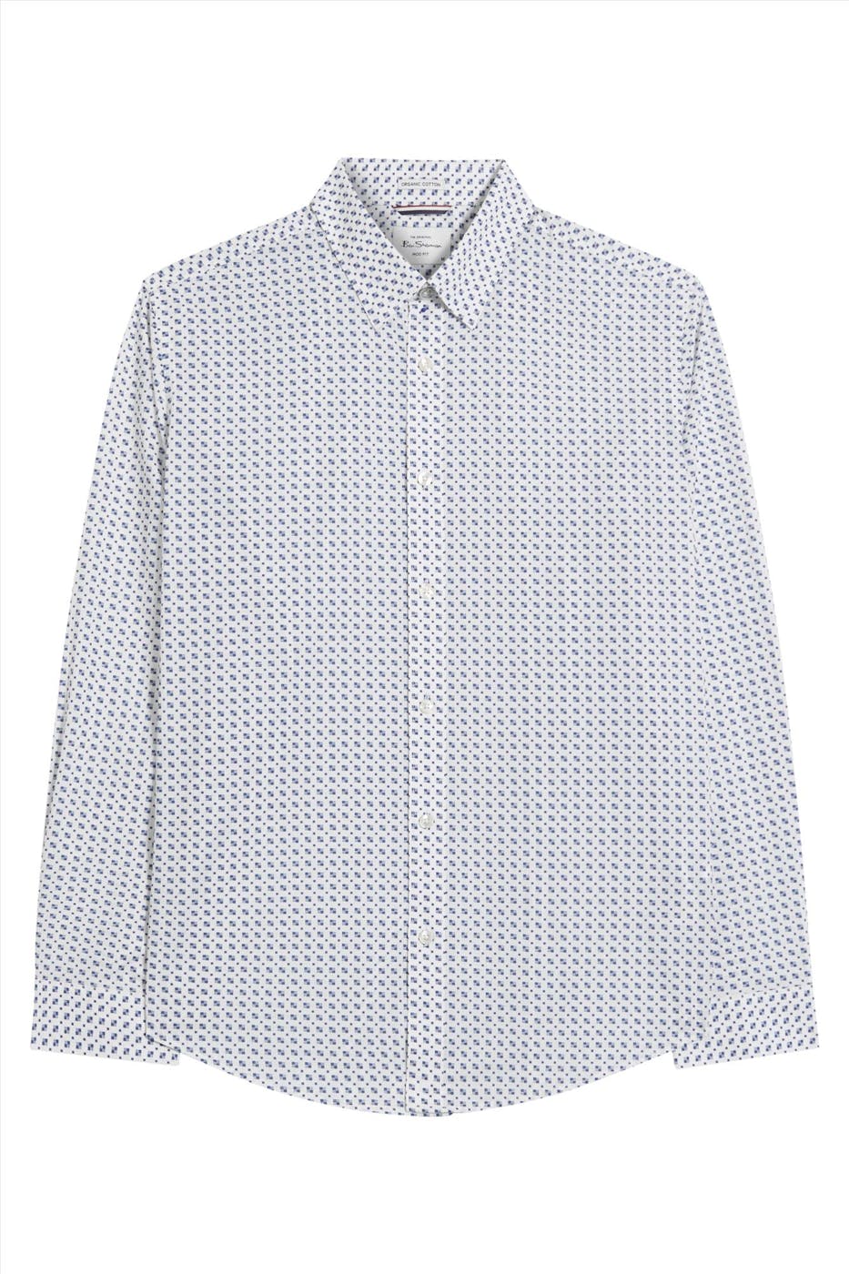 Ben Sherman - Wit Mono Block hemd