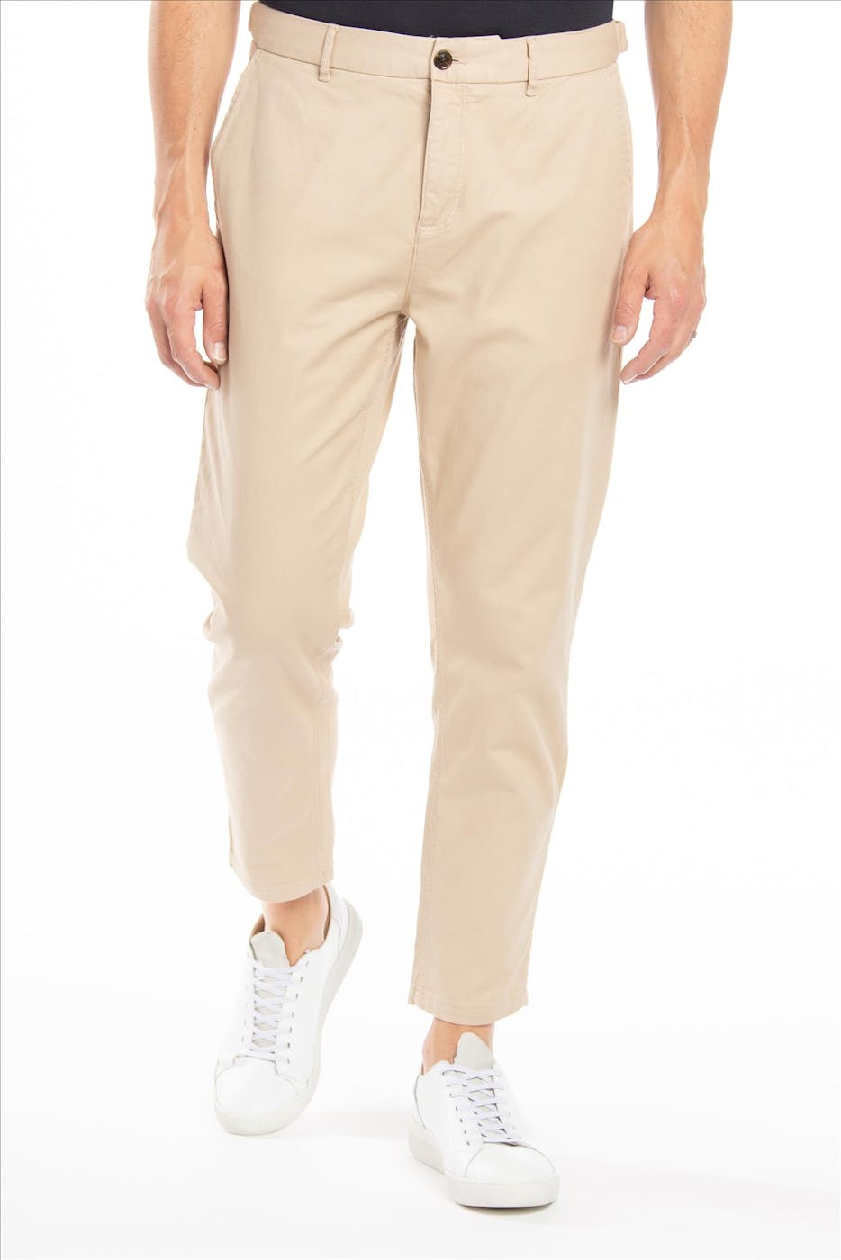 Scotch & Soda - Beige Fave straight tapered fit chino