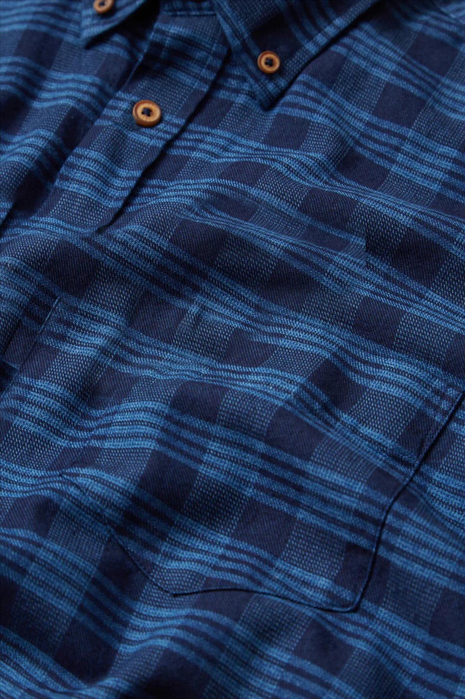 Ben Sherman - Blauw Indigo Gingham Check hemd