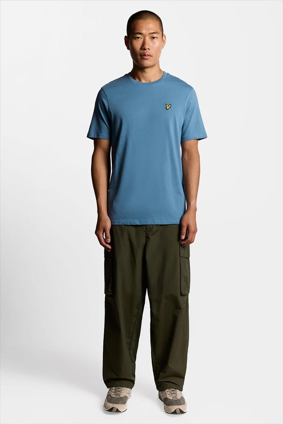 Lyle & Scott - Blauwe Plain T-shirt