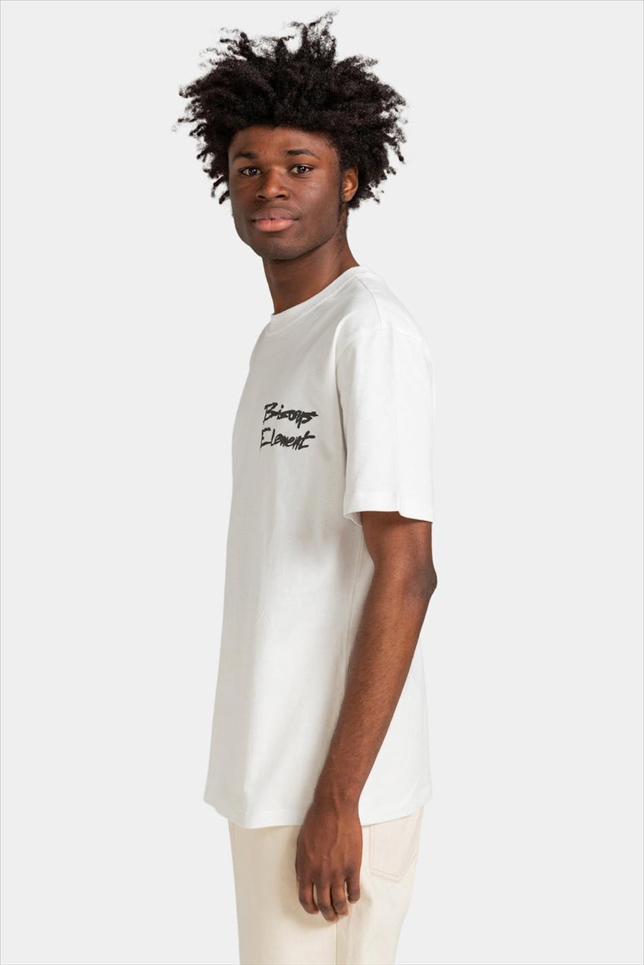 Element - Ecru Bisous La Bouche T-shirt