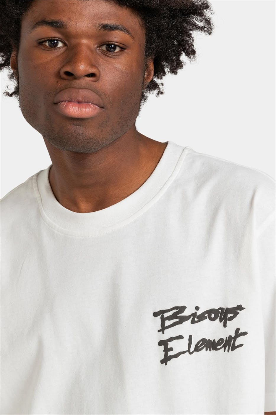 Element - Ecru Bisous La Bouche T-shirt