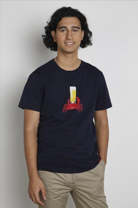 Antwrp - Donkerblauwe Pintje Krab T-shirt