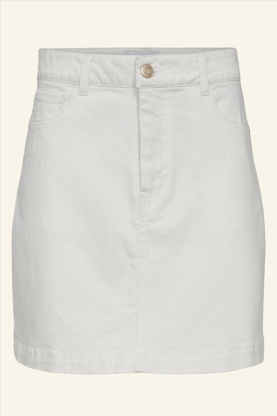 Nümph - Witte Lulu jeansrok