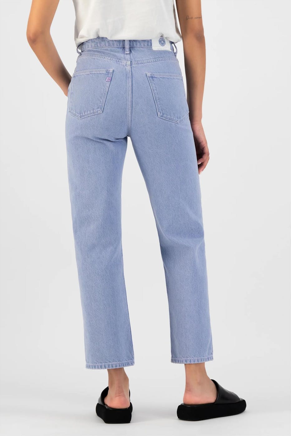 MUD jeans - Lichtpaarse Relax Rose Cropped jeans