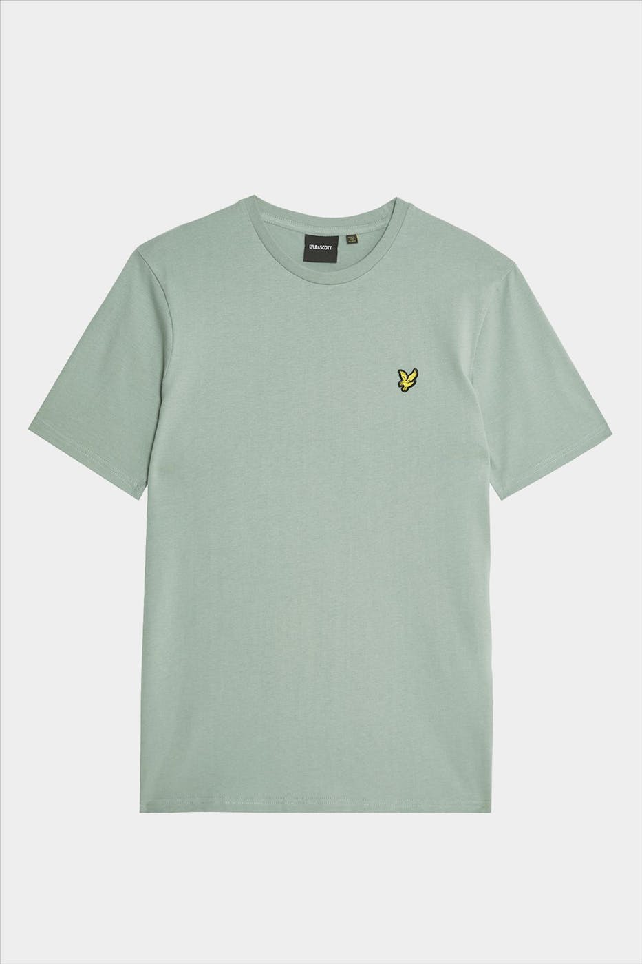Lyle & Scott - Mintgroene Plain T-shirt
